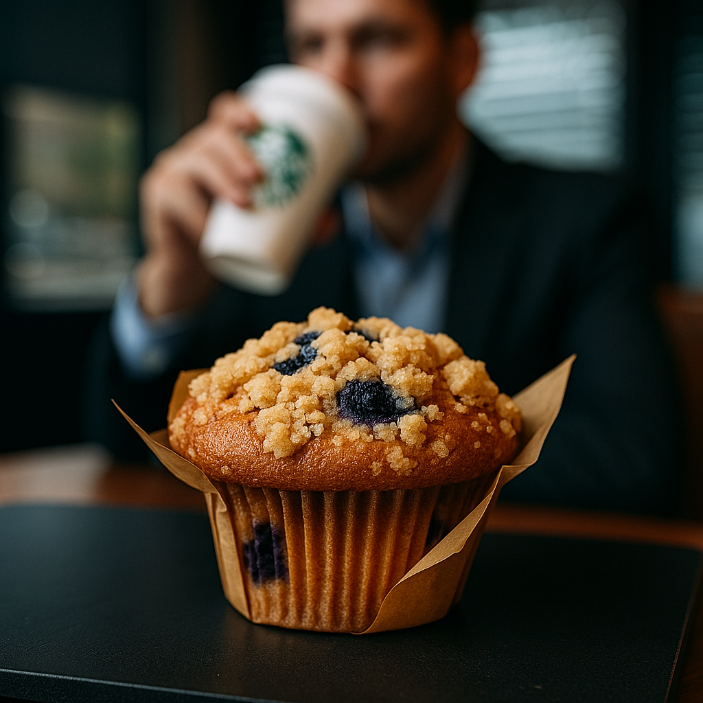 STARBUCKS BLUEBERRY STREUSEL MUFFIN: LORD OF BREAKFAST