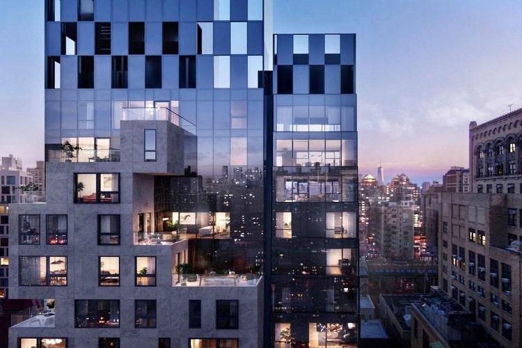 Contemporary city living with stylish apartments and city views.