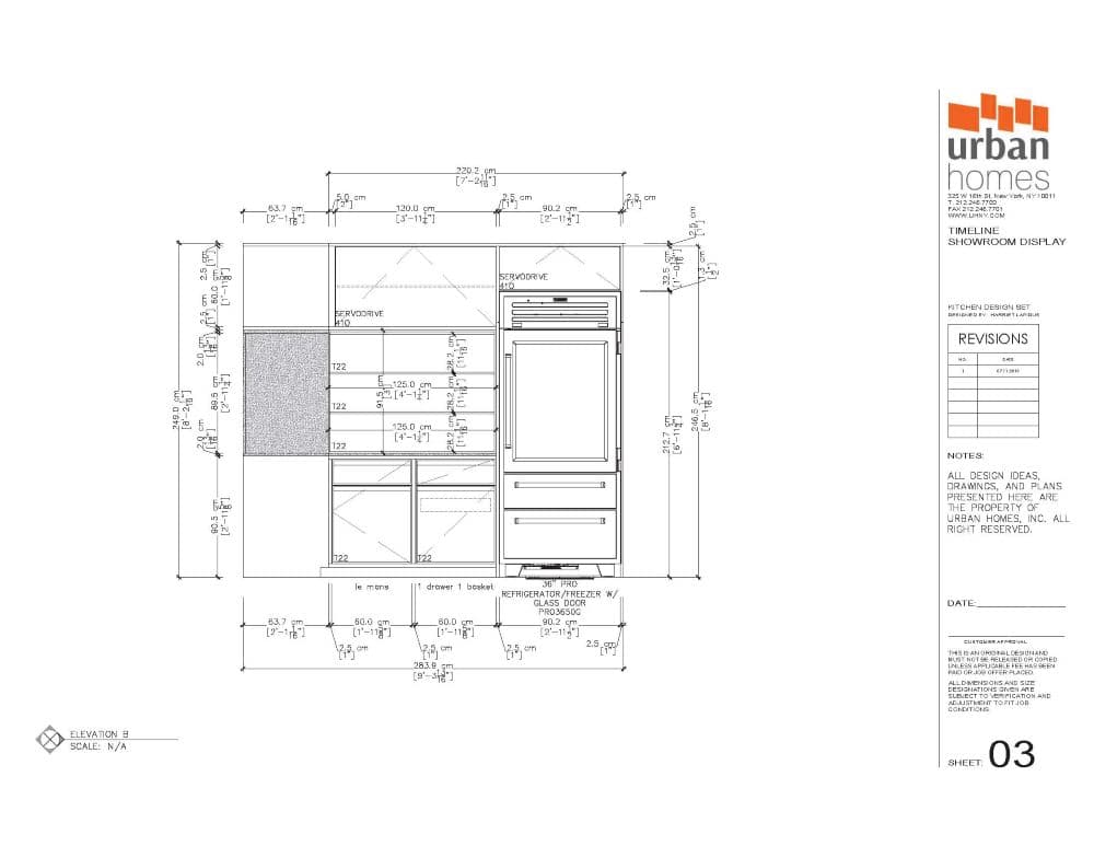Urban Homes blueprint of a stylish city residence for sale.