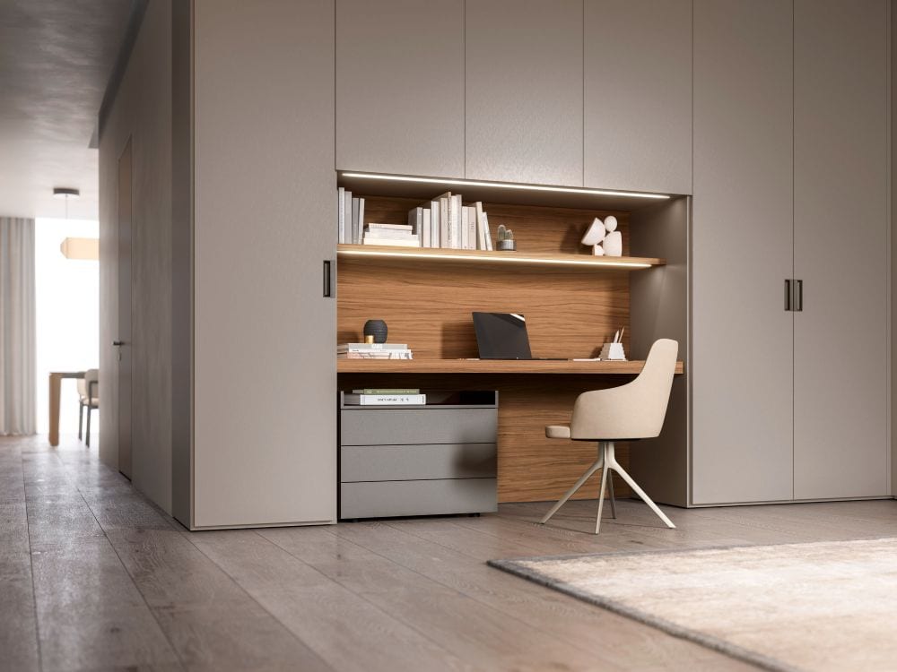 Built-In Home Office Cabinetry NYC