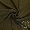 Lightweight, non-slip fabric in olive green for fashion and home decor.