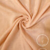 Light peach lightweight, non-slip fabric for comfortable clothing and crafts.