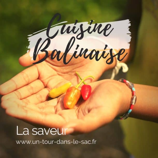 La cuisine balinaise