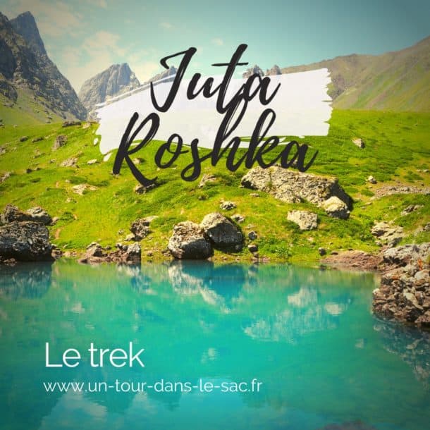 Trek Roshka vers Juta par les lacs, Géorgie