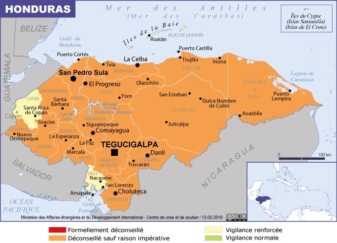 Honduras dangereux