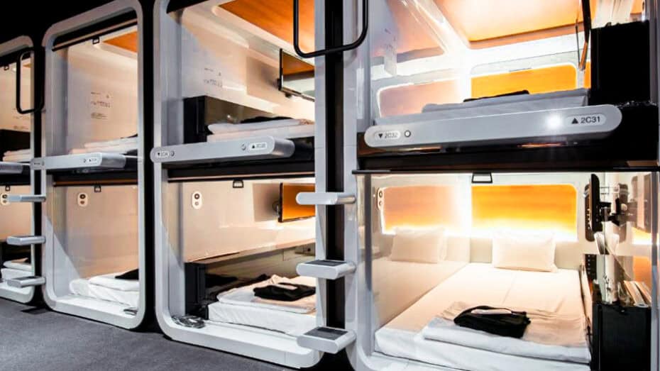 Hotel capsule Tokyo