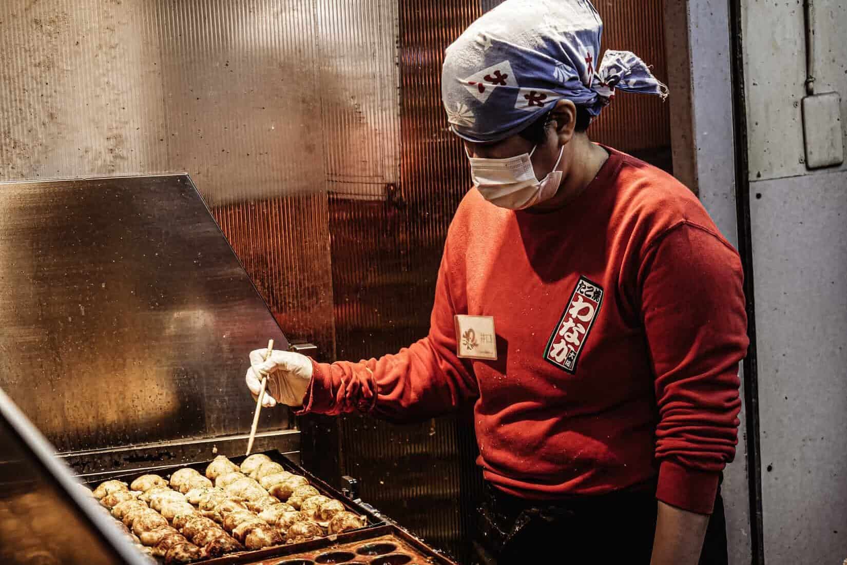 Street food osaka Takoyaki