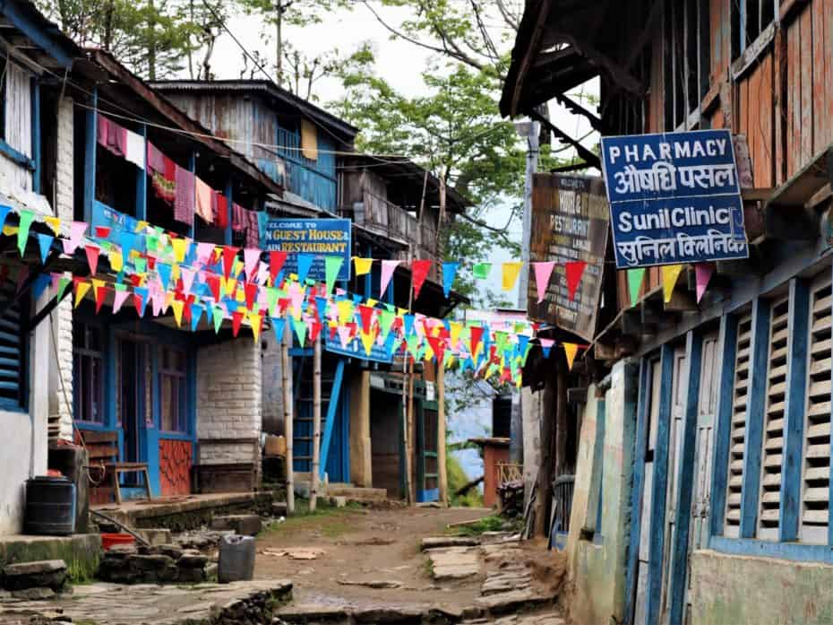 trek des Annapurnas lodge hébergement
