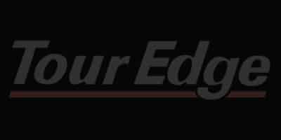 Tour Edge golf logo with sleek design and modern font.