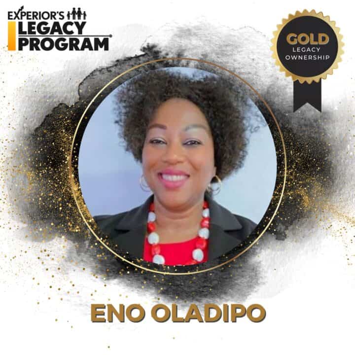 Eno Oladipo, Gold Legacy Owner, Experior Financial