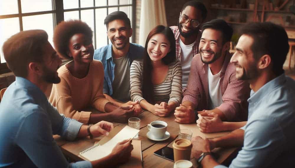 Building Connections that Last A group of people who are connecting