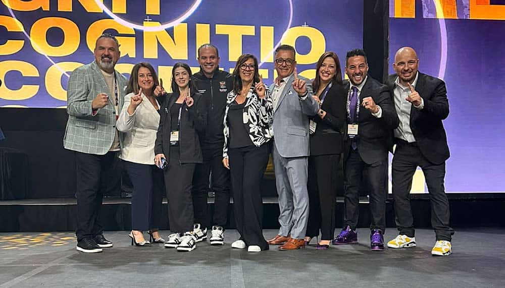 Multiple Experior agents on stage at the Experior Factor Convention in Texas