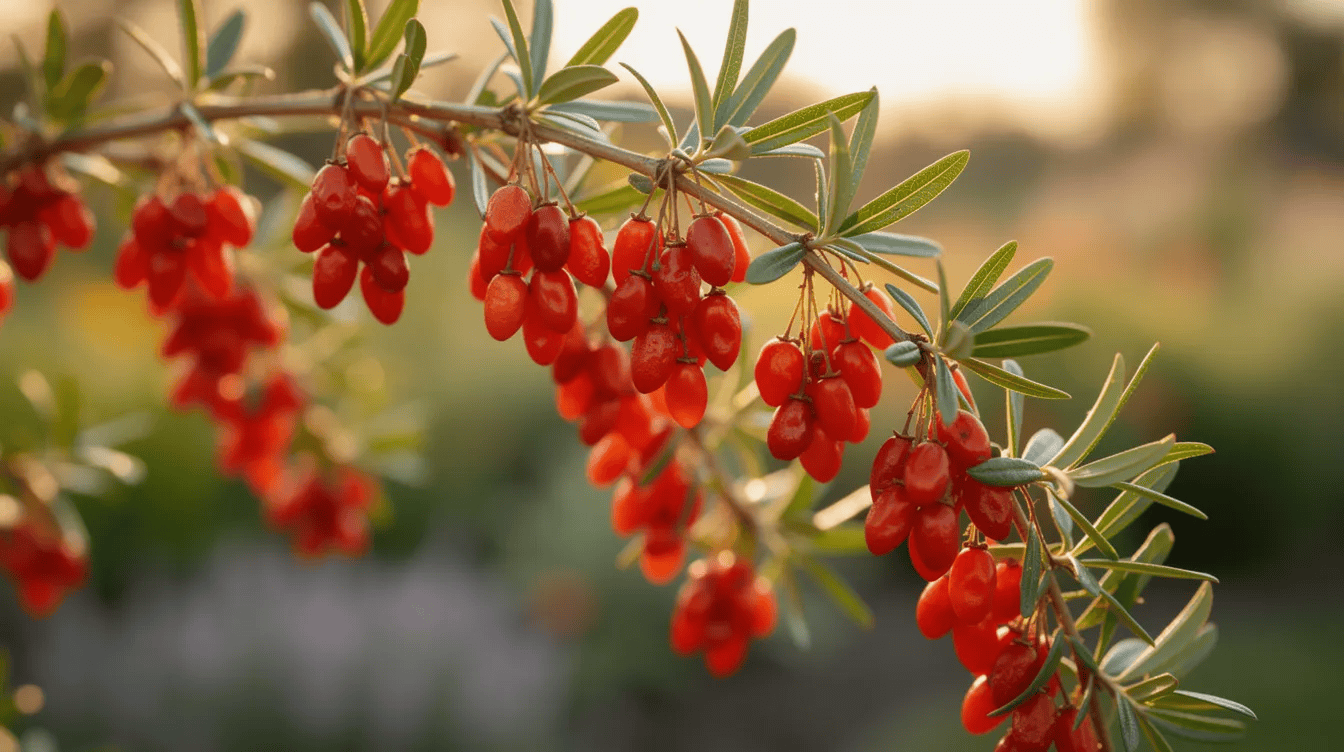 Lycium barbarum – jagody goji w ogrodzie i w kuchni