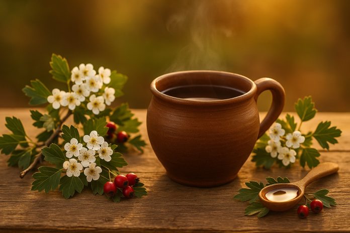 leac-vin-paducel-hildegard.jpg Oală de lut cu vin roșu și ramuri de păducel – leacul natural al Hildegard von Bingen pentru inimă