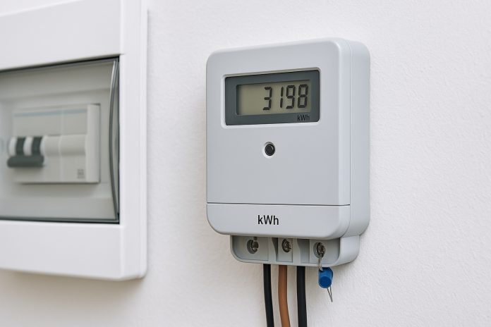 Facturi de energie și gaze pe o masă de birou, alături de un calculator și pix, simbol al costurilor de iarnă