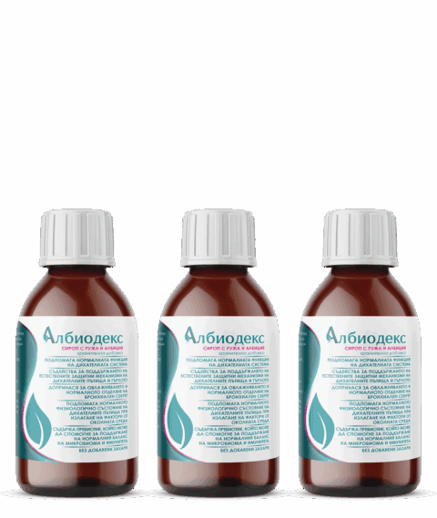 Албиодекс сироп за кашлица и гърло - ефективна грижа за дихателните пътища.
