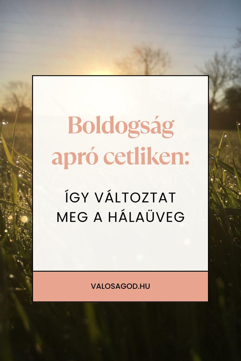 Boldogság apró cetliken: Így változtat meg a hálaüveg