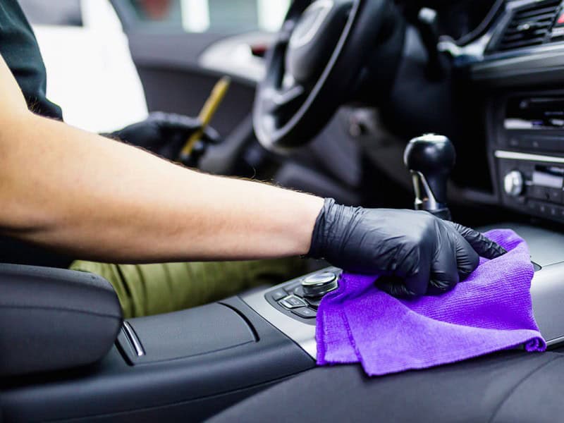 Disinfected Clean Vehicle Budapest Airport