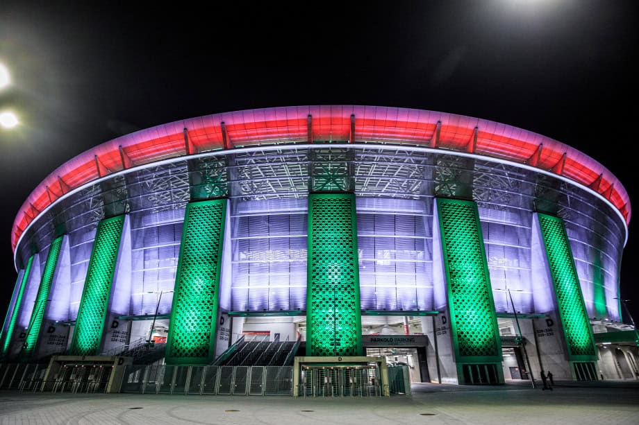 Puskás Aréna exterior — Budapest's world-class stadium