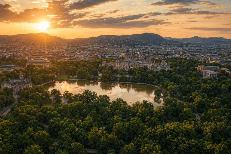 Elegant private transfer in Budapest Liget district