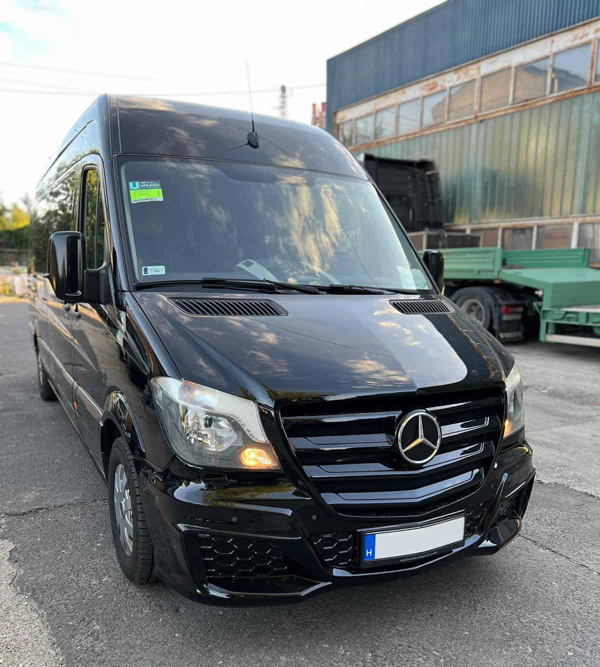 Mercedes VIP Sprinter luxury minibus Budapest