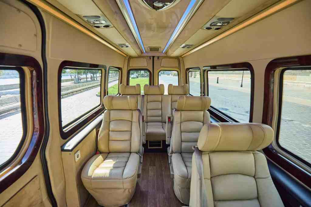 VIP Sprinter premium leather captain seats