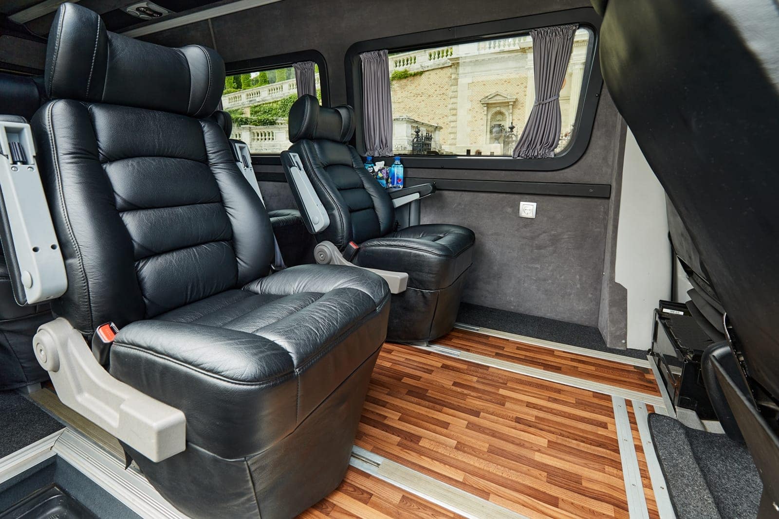 VIP Sprinter luxury interior ambient lighting Budapest