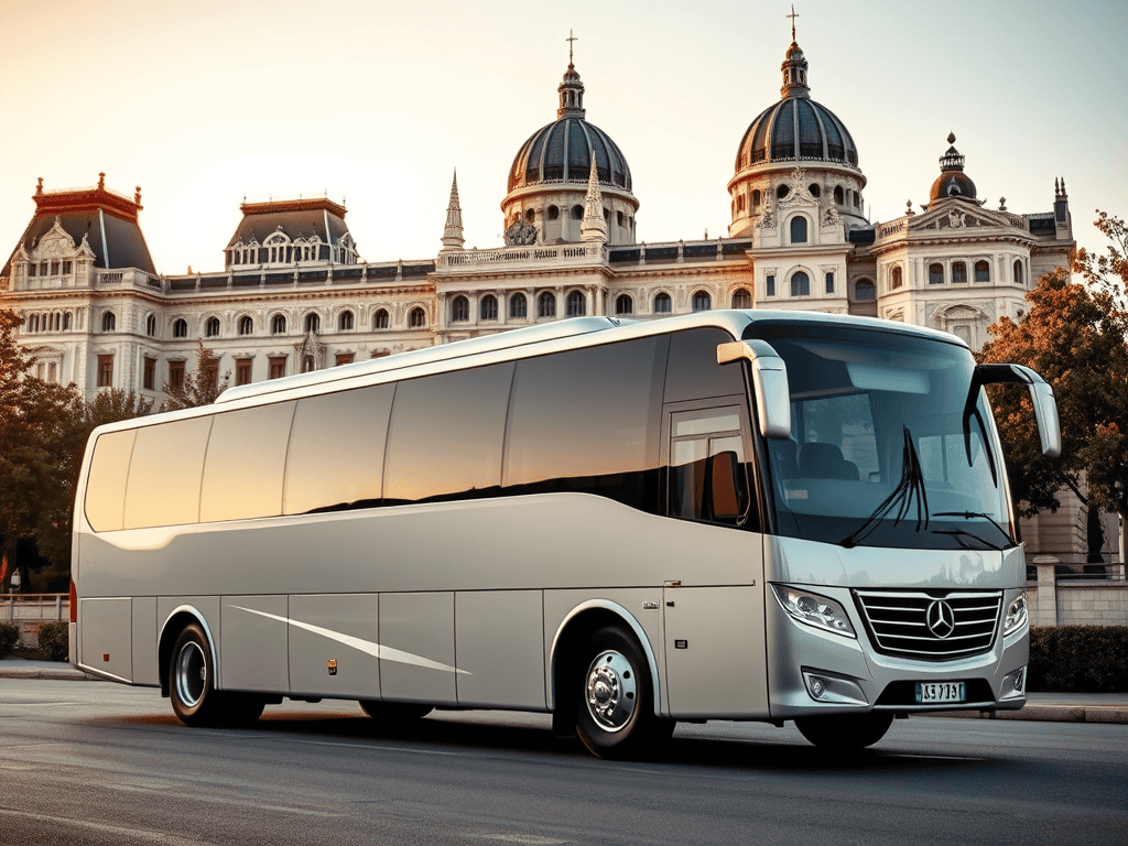Modern safe student transport Budapest