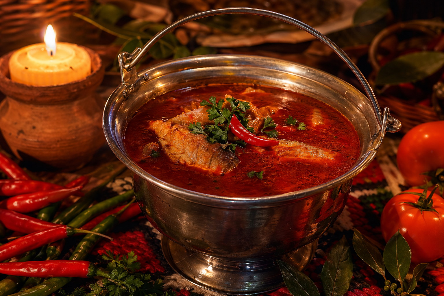 Traditional Hungarian fish soup (halászlé) – VanBudapest.com