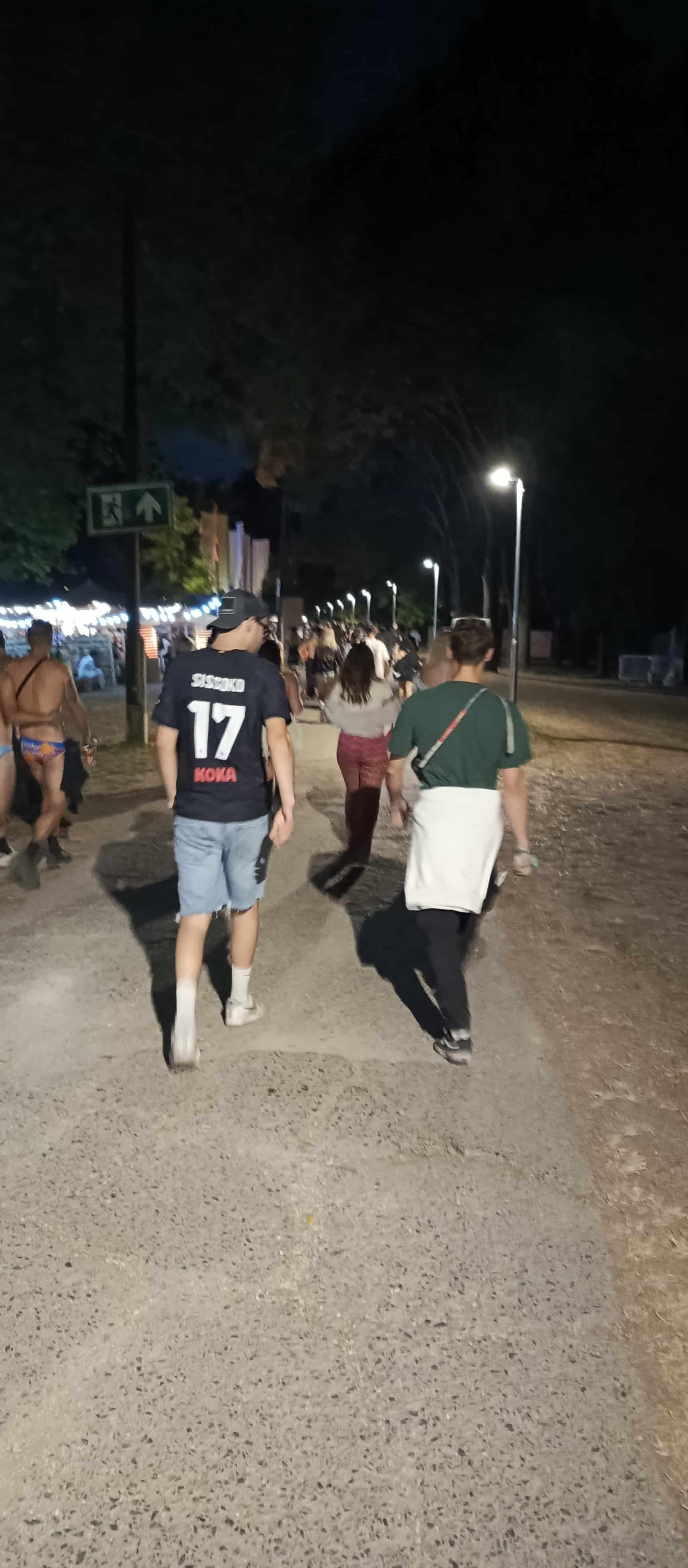 Sziget Festival night scene — after-midnight energy on the island