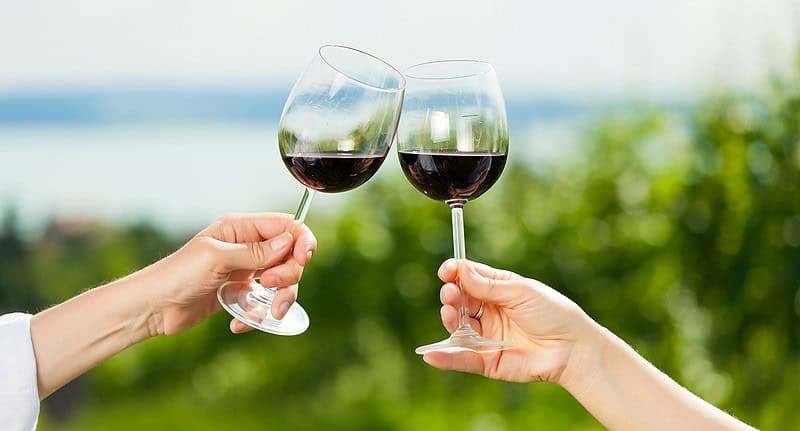 Balatonfüred Harvest Festival on the Tagore Promenade with wine pavilions and parade