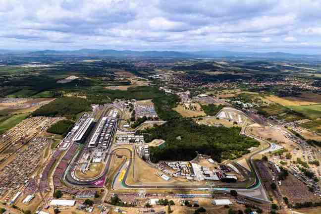 A Hungaroring versenypálya légifelvétele — F1 Magyar Nagydíj helyszín