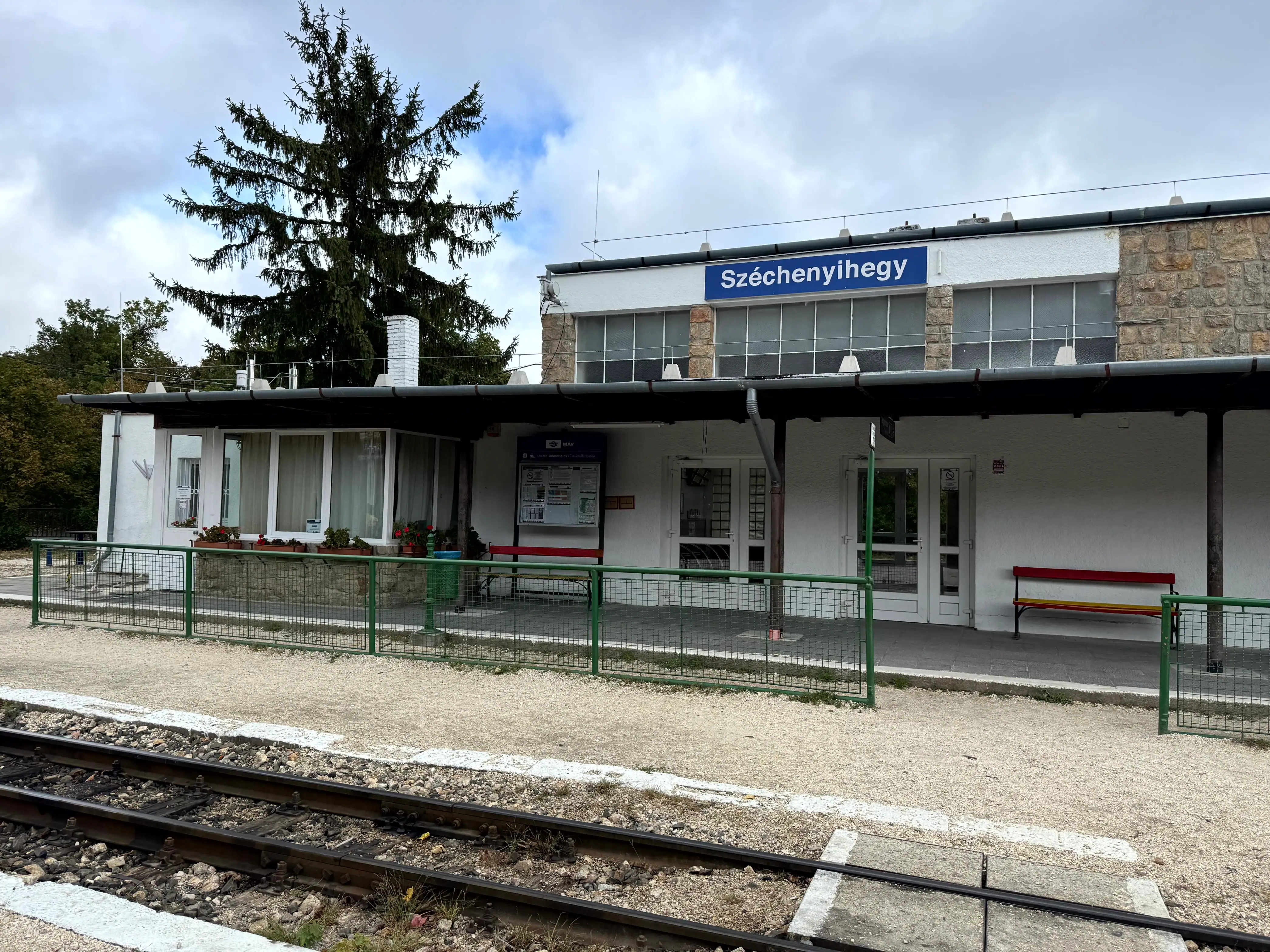 Széchenyihegy train station in Budapest, Hungary.