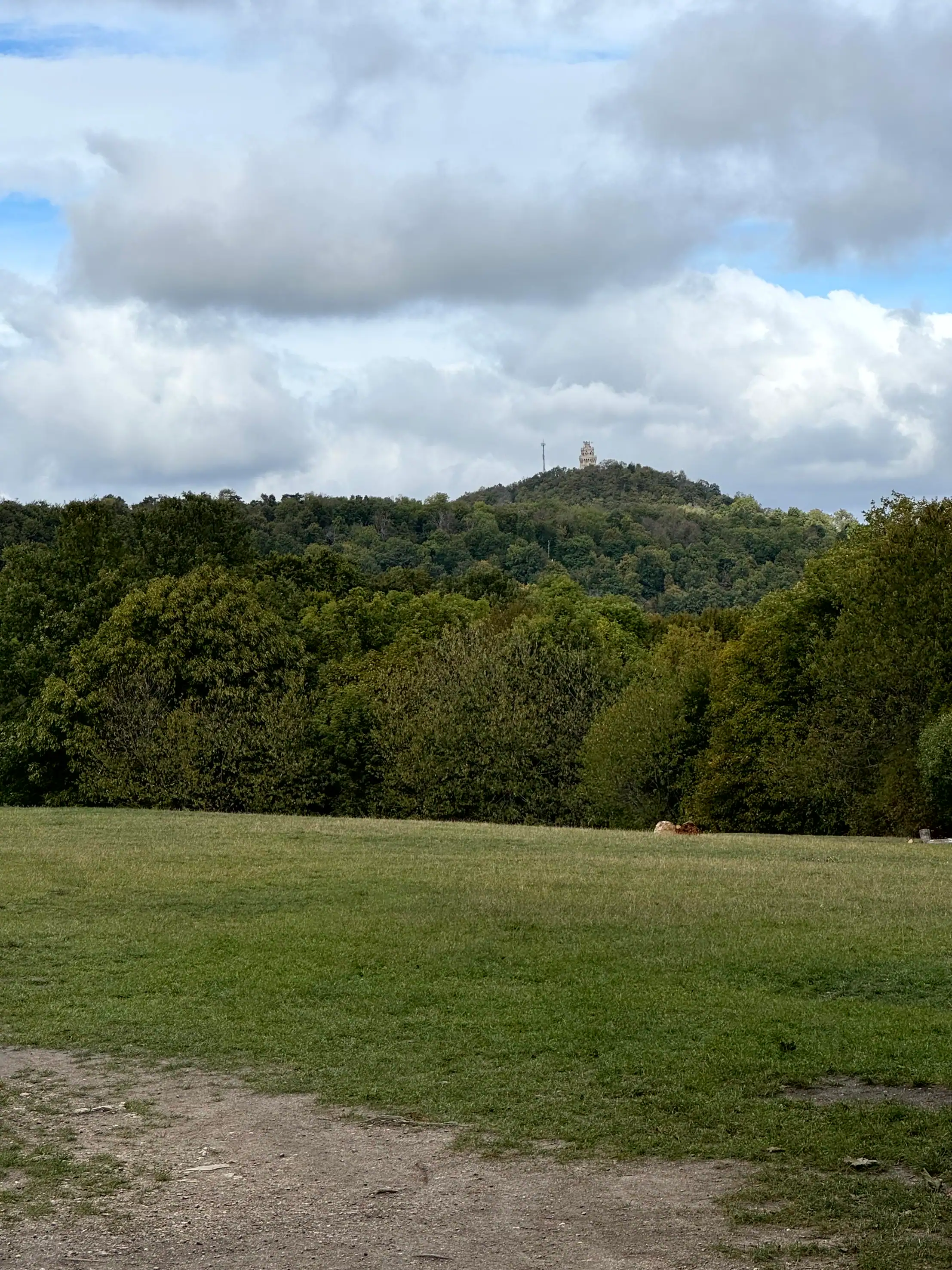 Passengers boarding the Children's Railway train at a forest station