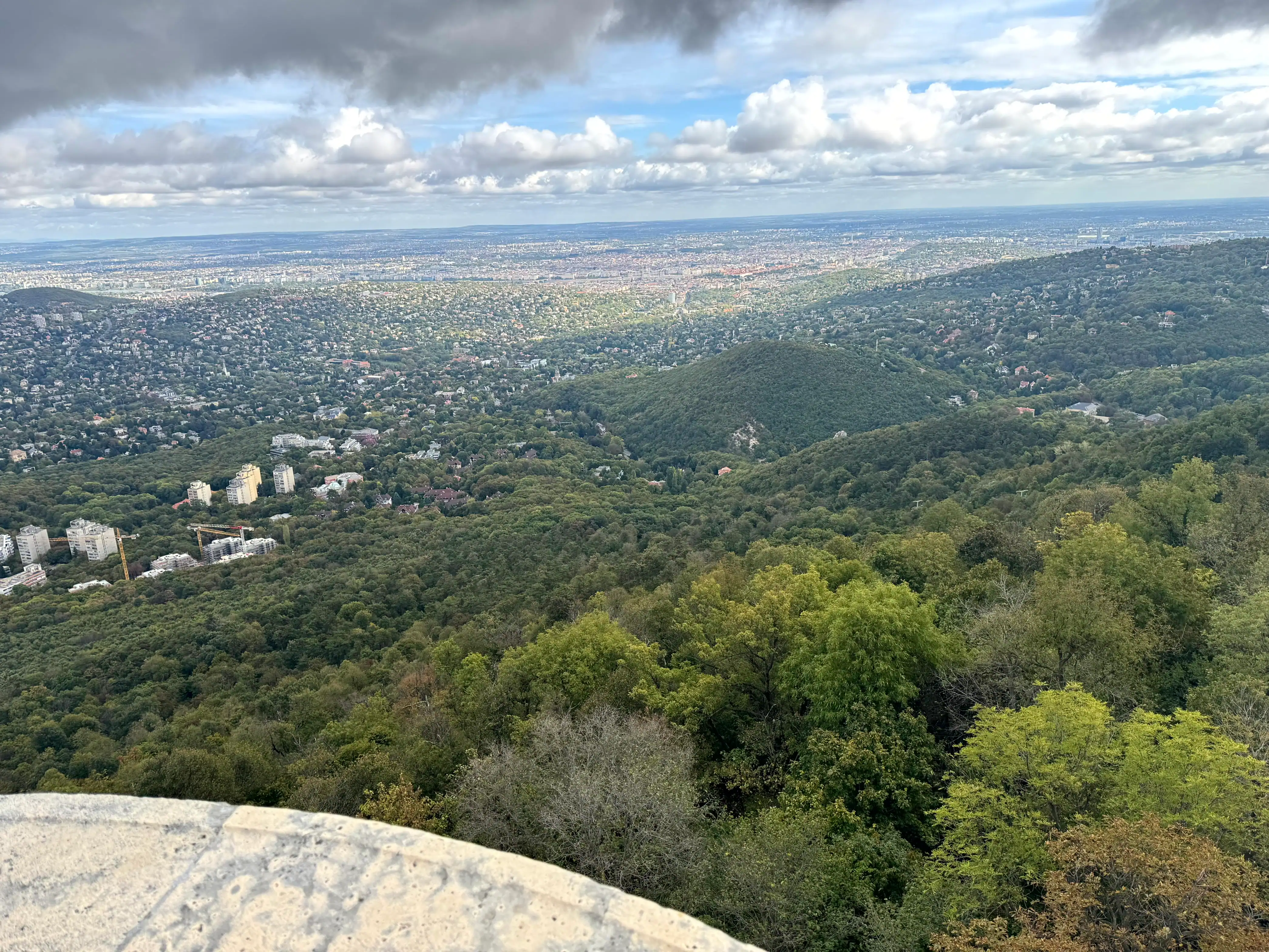 Spring blossoms along the tracks of the Budapest Children's Railway