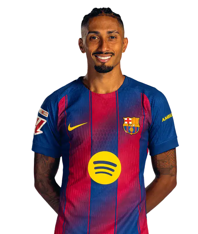 Raphinha — Barcelona winger (injury doubt)