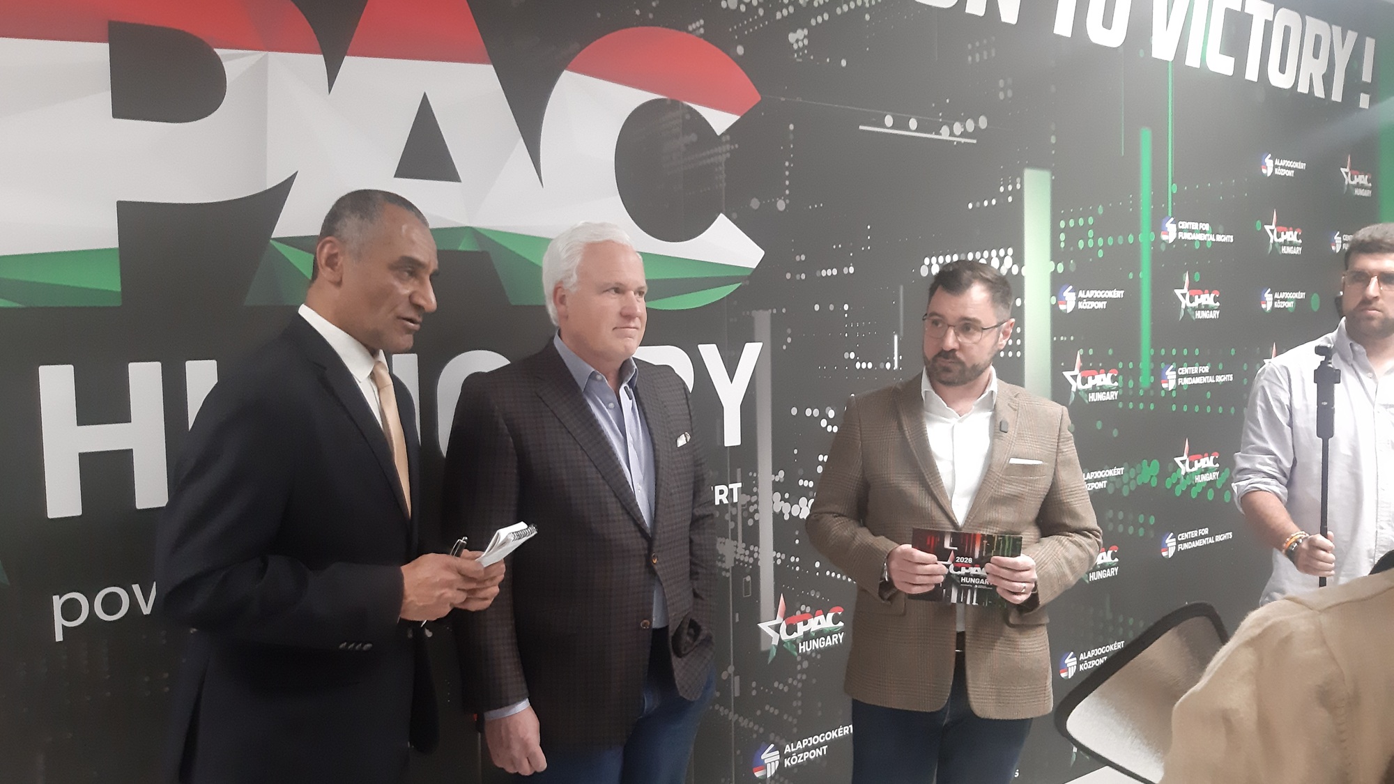 International press and media coverage area at CPAC Hungary 2026 Budapest