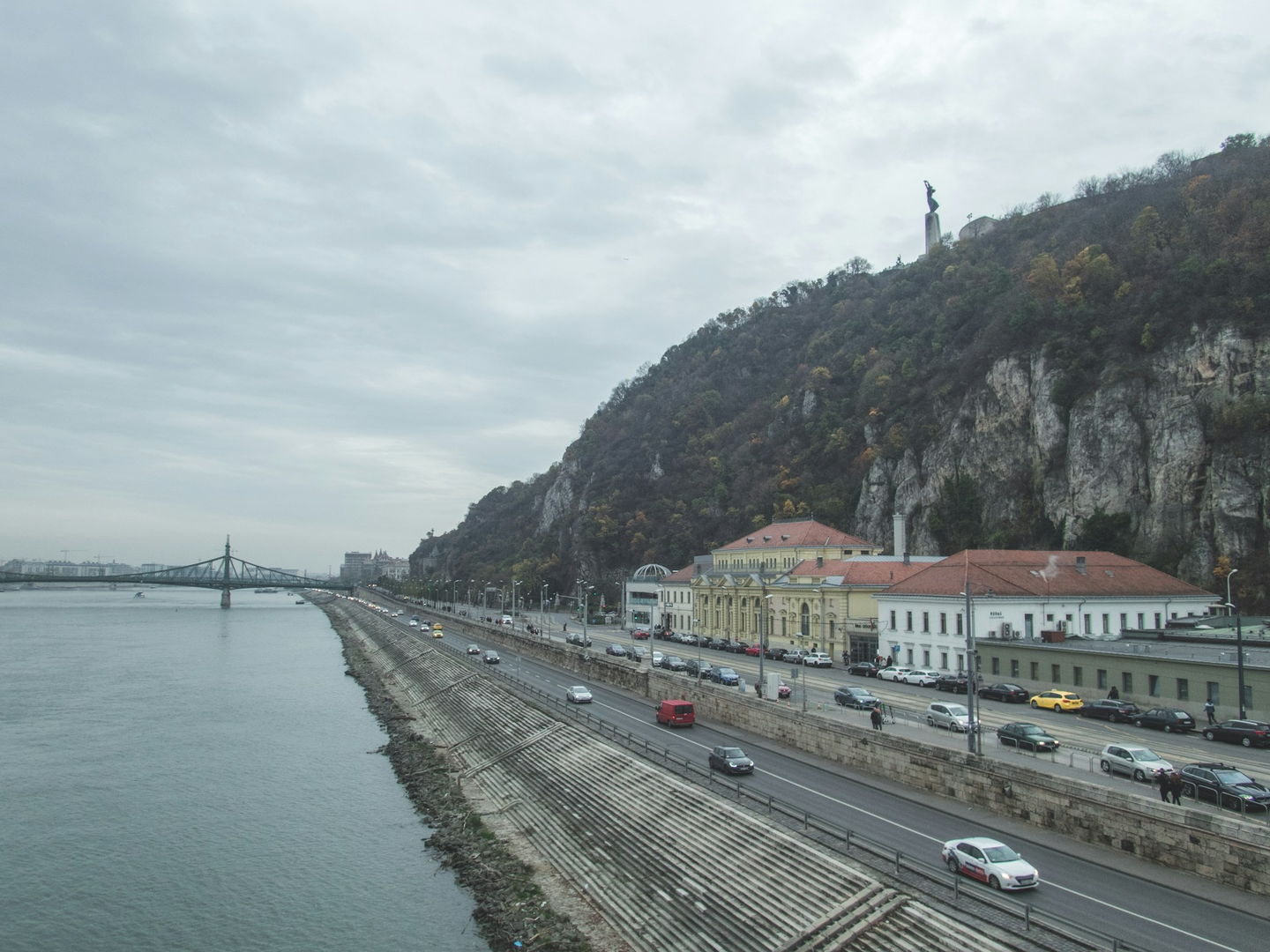 Chain Bridge and Budapest panorama