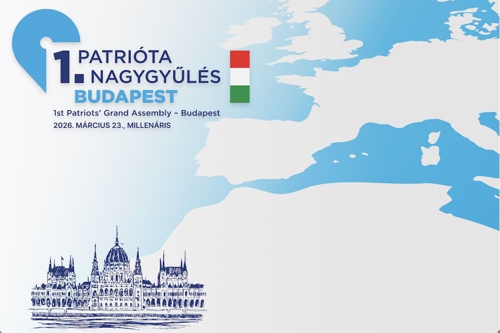 Patriots' Grand Assembly rally at Millenáris Park Budapest March 2026