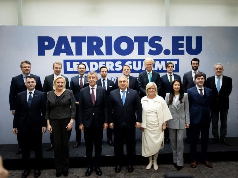 Patriots for Europe leaders gathering at Budapest summit 2026 for political assembly