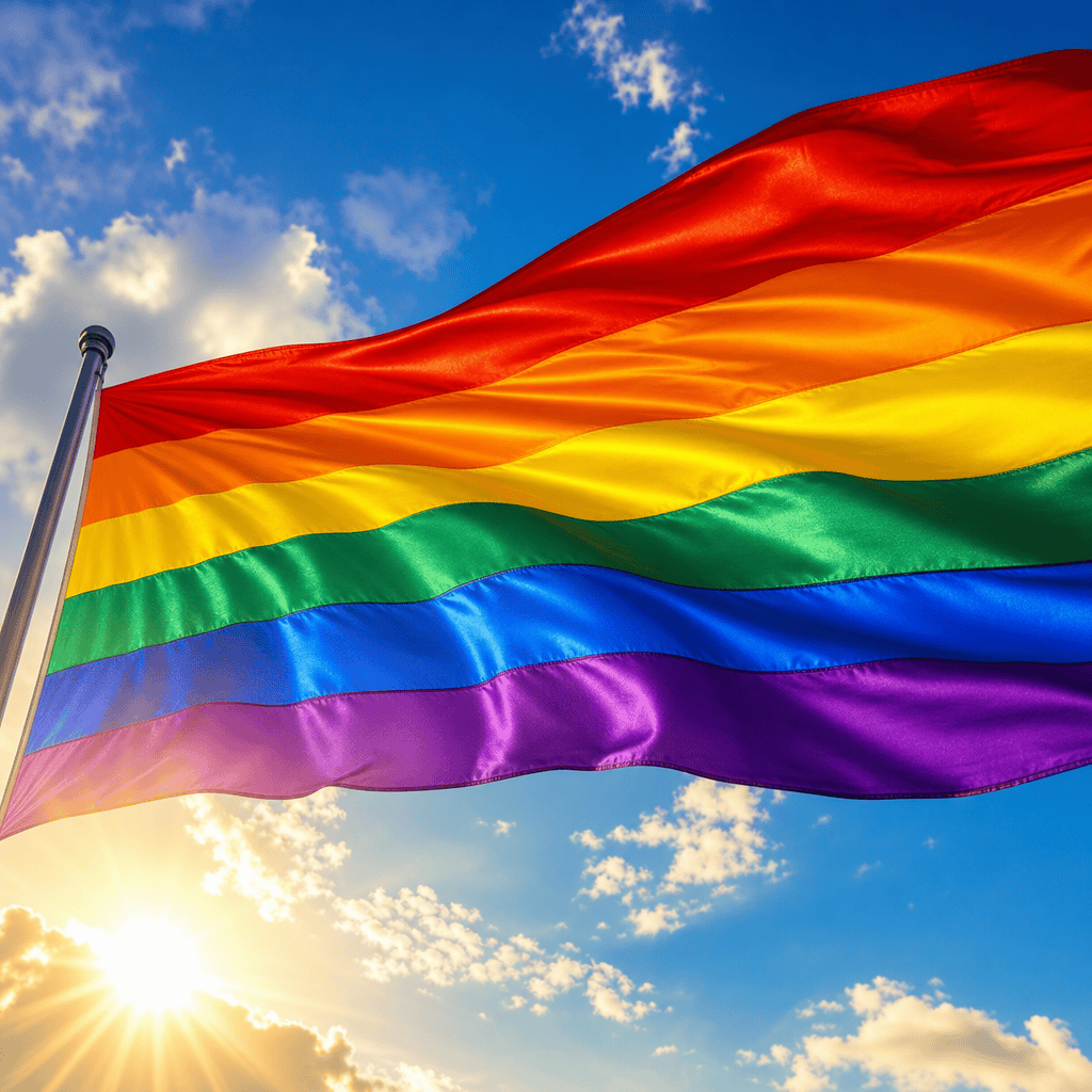 Pride rainbow at Budapest Airport – VanBudapest