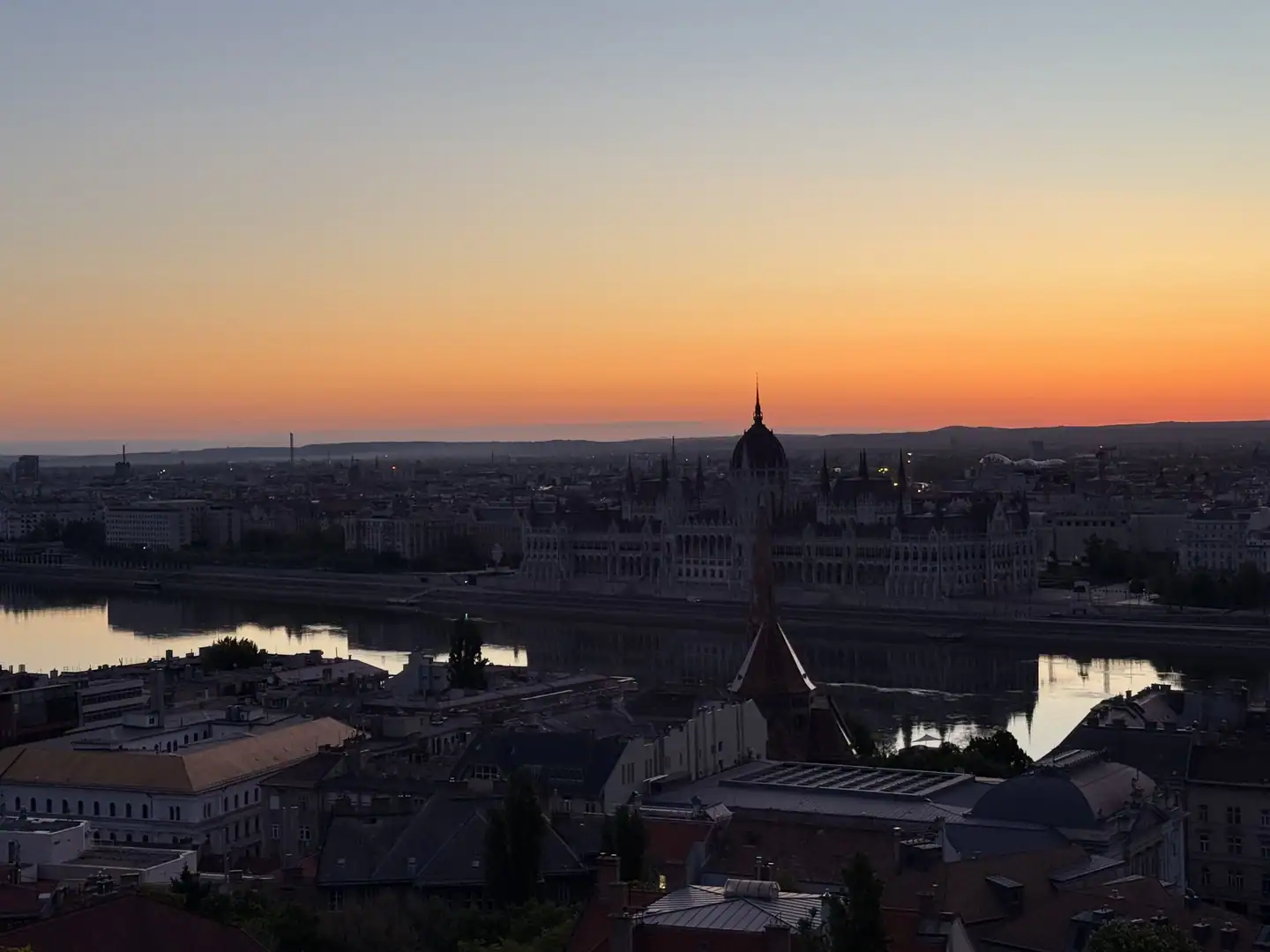 Cinematic Budapest from above