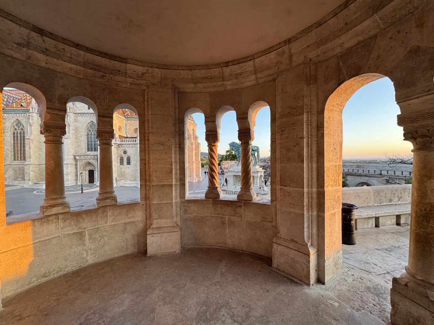 Fisherman's Bastion in Budapest during a private sightseeing day