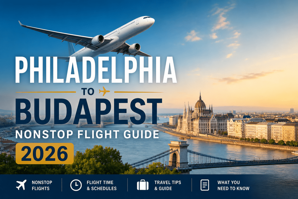 Philadelphia ✈ Budapest Nonstop Flight 2026: Premium Travel Guide