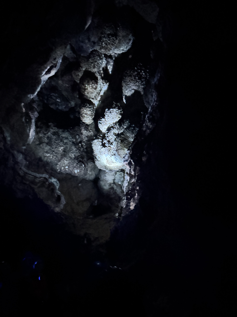 The mine begins to glow