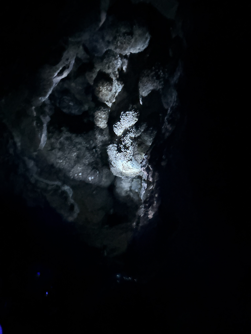 Crystals flaring in ultraviolet