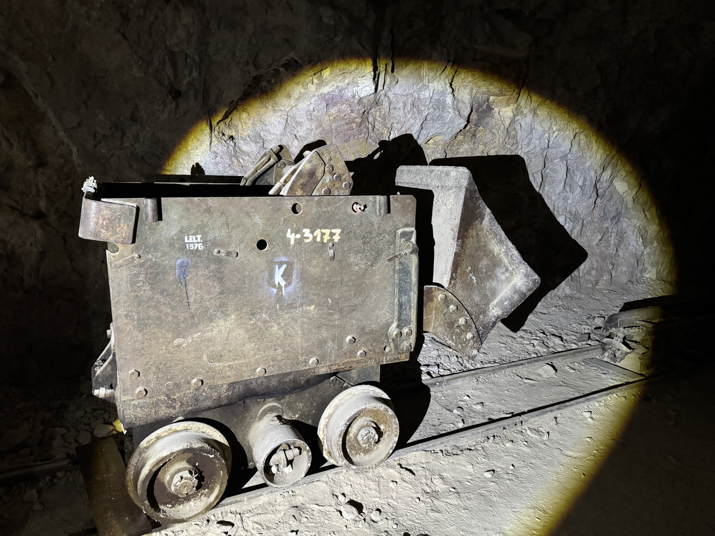 Equipment left where the work ended