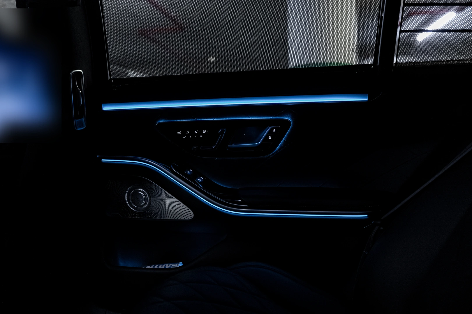 Mercedes-Benz S-Class — ambient detailing in the rear.