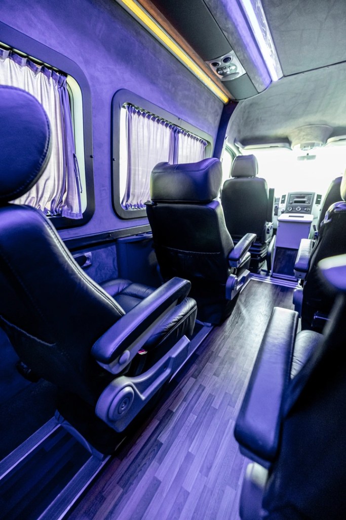 Mercedes-Benz VIP Sprinter from the VanBudapest.com corporate transport fleet
