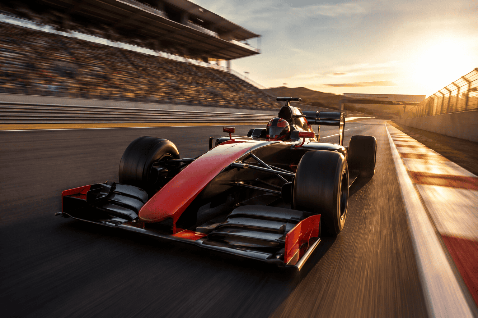Formula 1 car on track during the Hungarian Grand Prix weekend